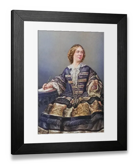 Framed Print : Miss Amy Sedgwick (later Mrs Parkes)