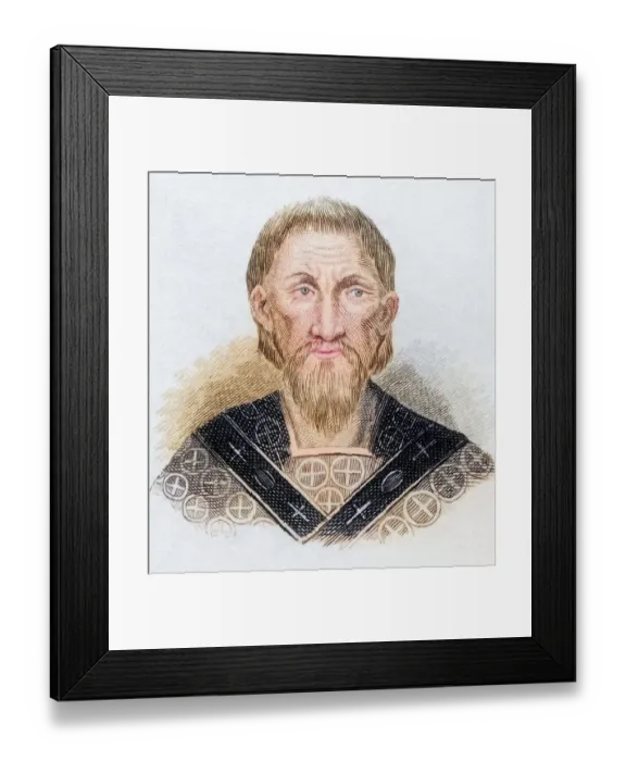 Framed Print : St John Chrysostom, born around 347