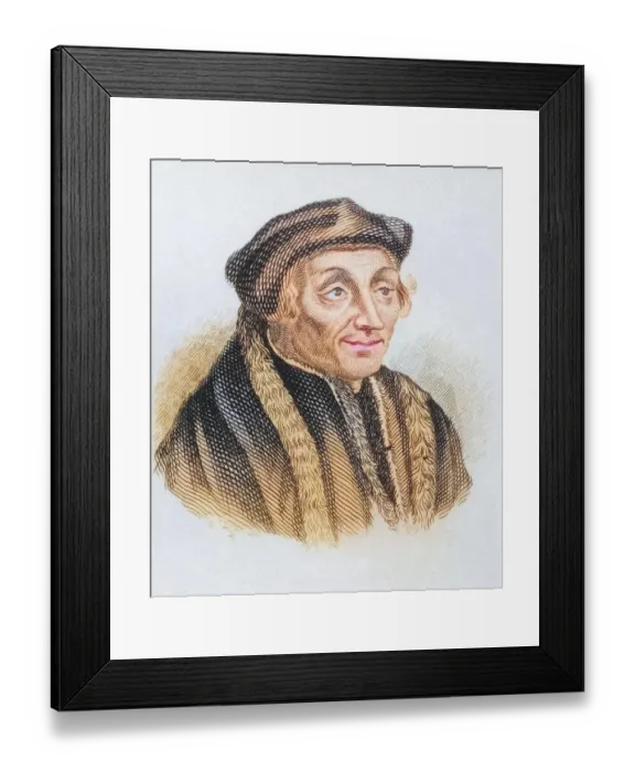 Framed Print : Desiderius Erasmus Roterodamus Framed Print : Desiderius Erasmus Roterodamus