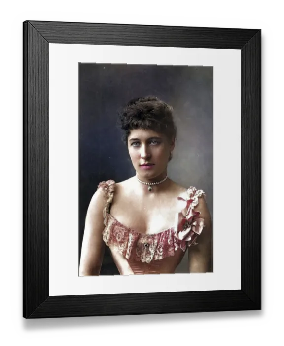 Framed Print : Lillie Langtry (1853-1929, born Emilie Charlotte le Breton)