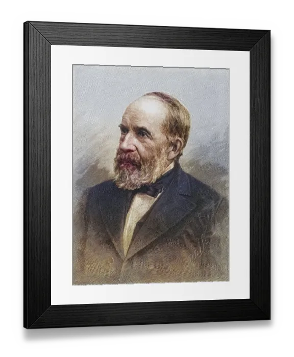 Framed Print : Leo Lesquereux (1806-1889), born in Fleurier Framed Print : Leo Lesquereux (1806-1889), born in Fleurier