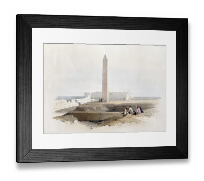 Framed Print : Obelisk in Alexandria, popularly known as Cleopatra's Needle Framed Print : Obelisk in Alexandria, popularly known as Cleopatra's Needle