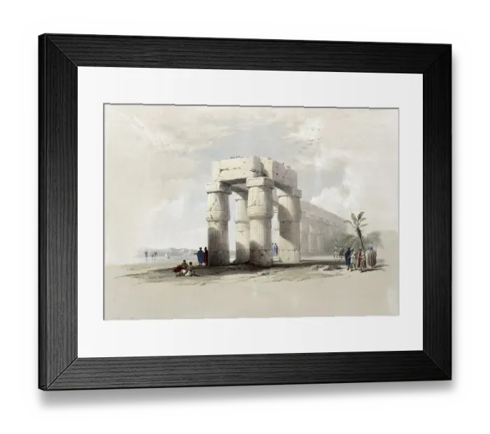 Framed Print : Temple in Luxor, Thebes, Upper Egypt Framed Print : Temple in Luxor, Thebes, Upper Egypt