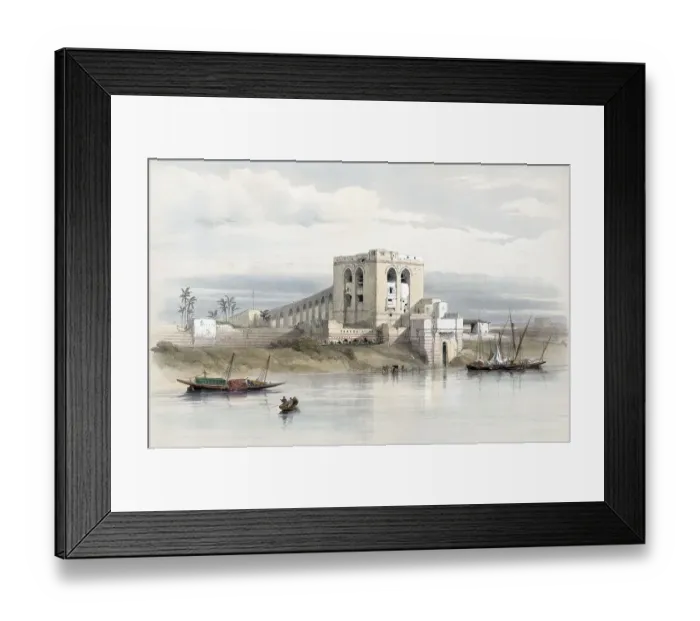 Framed Print : Cairo, landing stage on the Nile Framed Print : Cairo, landing stage on the Nile