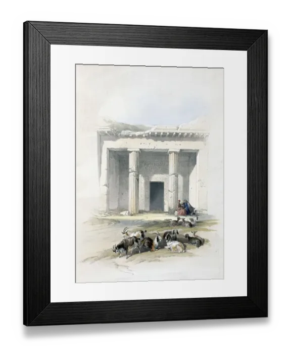Framed Print : Entrance to the caves of Beni Hasan Framed Print : Entrance to the caves of Beni Hasan