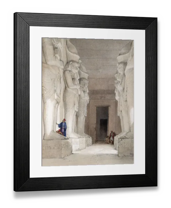 Framed Print : Excavated Temple of Gyrshe, an ancient Egyptian rock temple from the reign of Ramses II Framed Print : Excavated Temple of Gyrshe, an ancient Egyptian rock temple from the reign of Ramses II