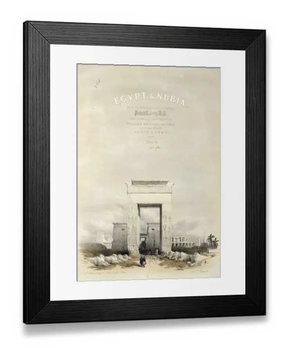 Framed Print : Tor tor to the temple of Karnak