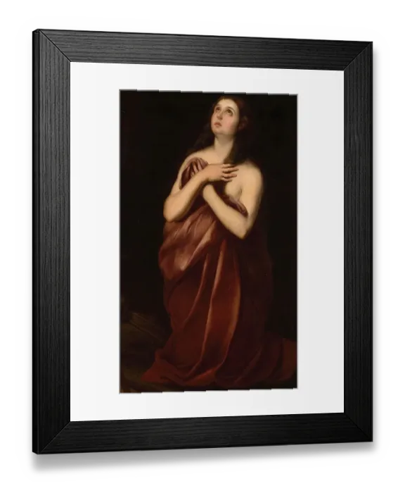 Framed Print : After the manner of Murillo's Mary Magdalene (1696) Framed Print : After the manner of Murillo's Mary Magdalene (1696)