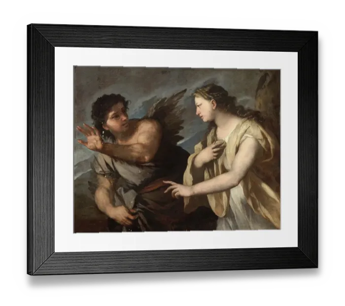 Framed Print : Picus and Circe, painting by Luca Giordano (Italian) Framed Print : Picus and Circe, painting by Luca Giordano (Italian)