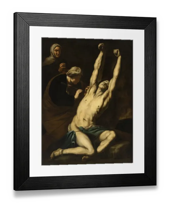 Framed Print : Saint Sebastian being tended by Saint Irene Framed Print : Saint Sebastian being tended by Saint Irene