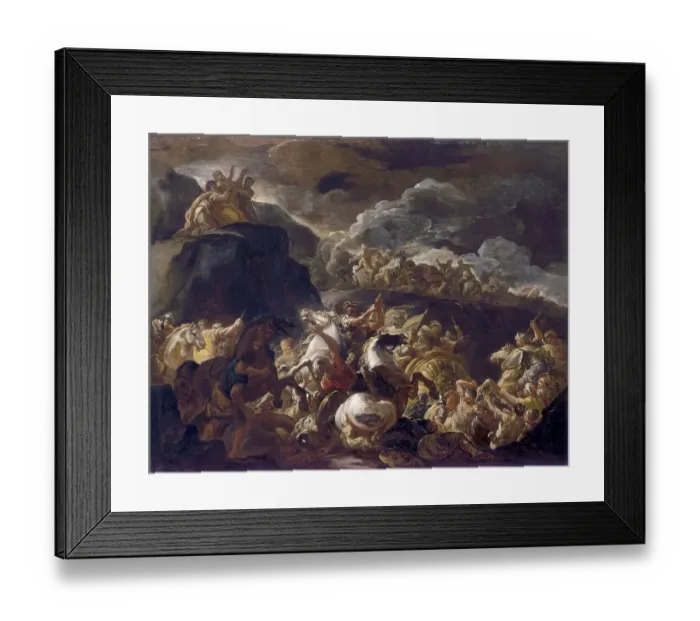 Framed Print : The Battle of Israel and Amalek