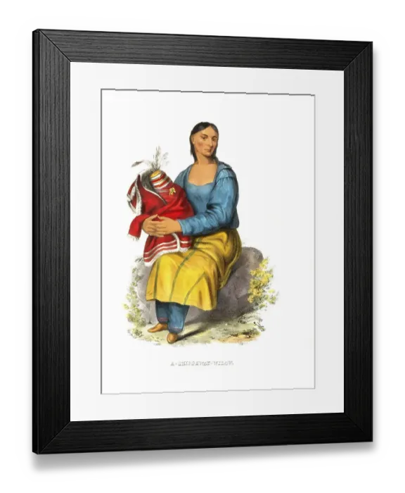 Framed Print : American Indian, Native American