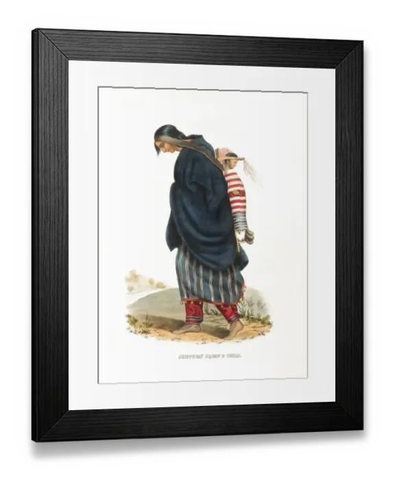 Framed Print : American Indian, Native American