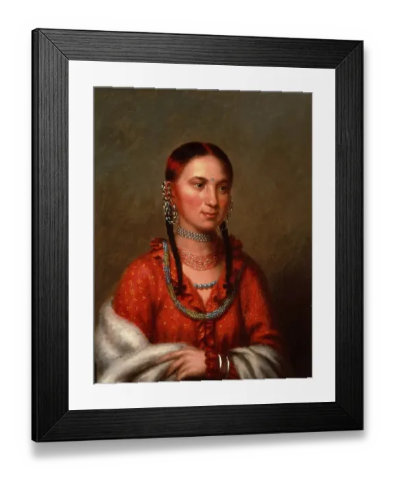 Framed Print : American Indian, Native American