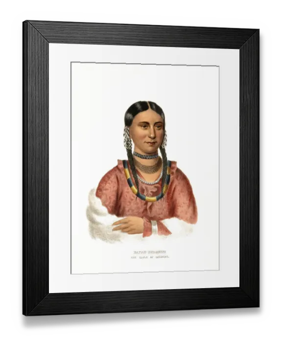 Framed Print : American Indian, Native American