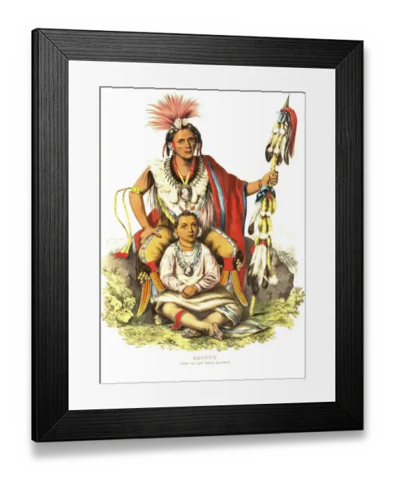 Framed Print : American Indian, Native American Framed Print : American Indian, Native American