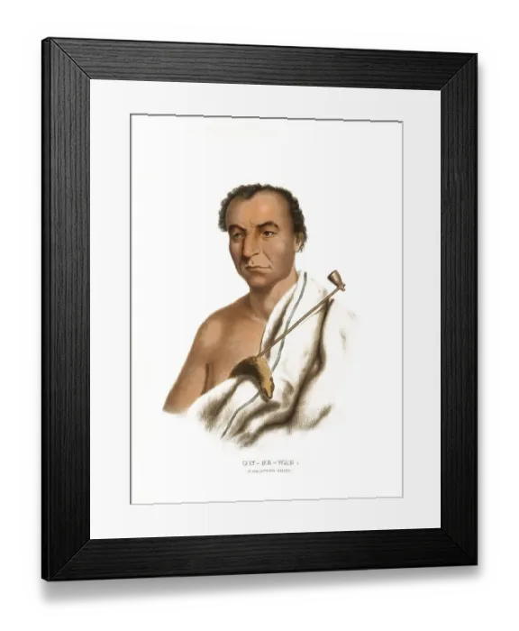 Framed Print : American Indian, Native American