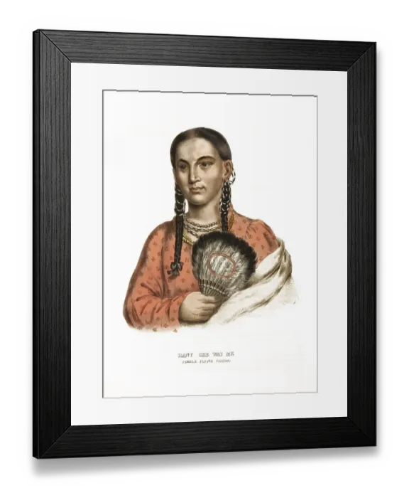 Framed Print : American Indian, Native American