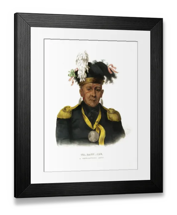 Framed Print : American Indian, Native American