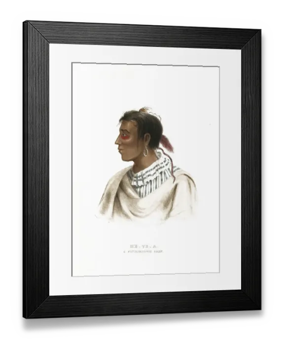 Framed Print : American Indian, Native American