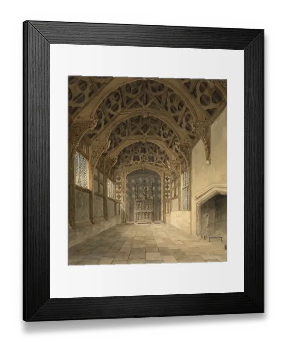 Framed Print : Interior View of Rufford Hall, Lancashire Framed Print : Interior View of Rufford Hall, Lancashire