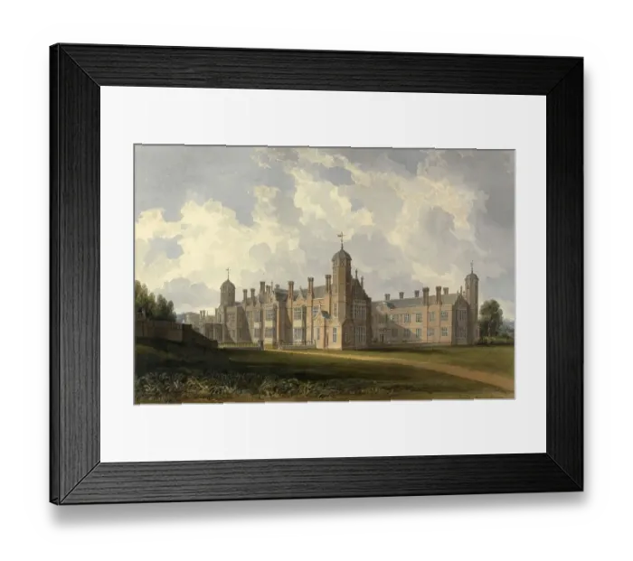 Framed Print : North West View of Cobham Hall