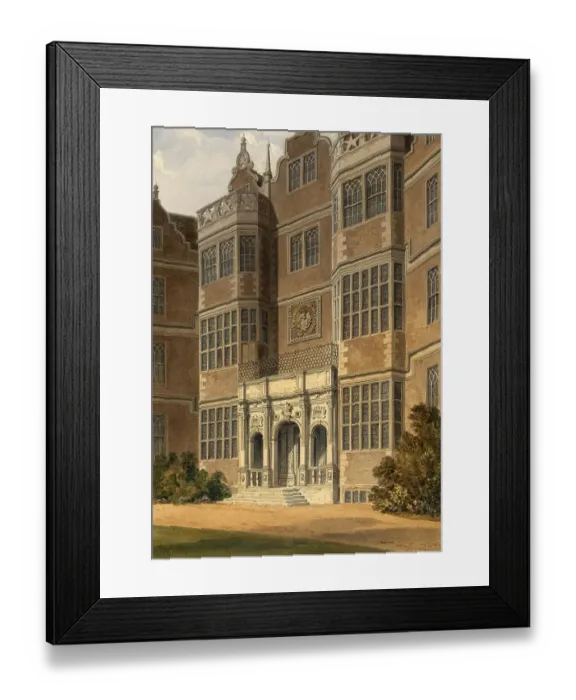 Framed Print : Main Entrance of Westwood House