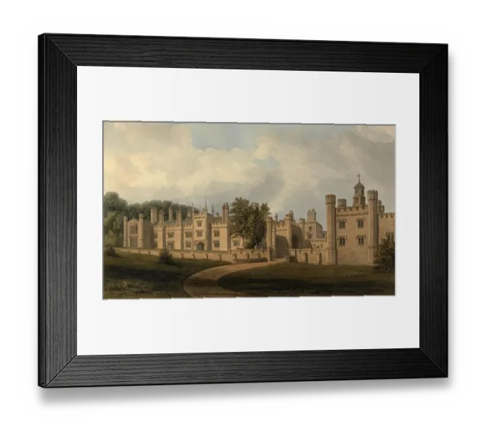 Framed Print : South East View of Blithfield, Staffordshire Framed Print : South East View of Blithfield, Staffordshire