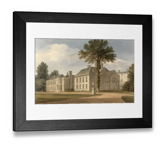 Framed Print : South East View of Crest Park, Bedfordshire Framed Print : South East View of Crest Park, Bedfordshire