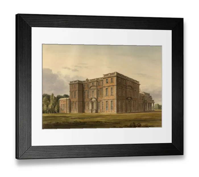 Framed Print : South West View of Newby Hall, Yorkshire Framed Print : South West View of Newby Hall, Yorkshire