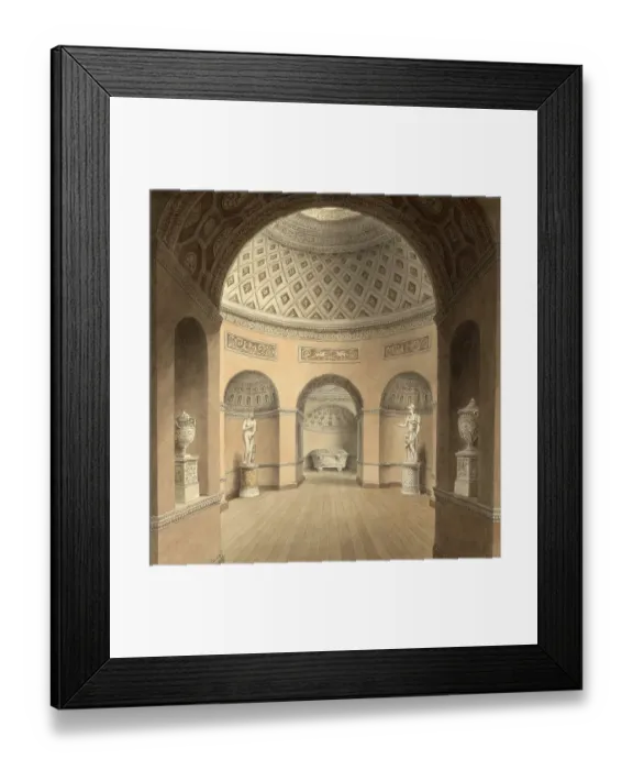 Framed Print : The Gallery at Newby Hall, the Seat of the Lord Grantham