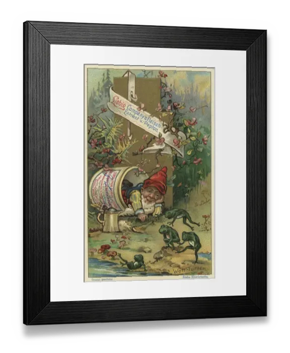 Framed Print : Picture series In the world of dwarfs