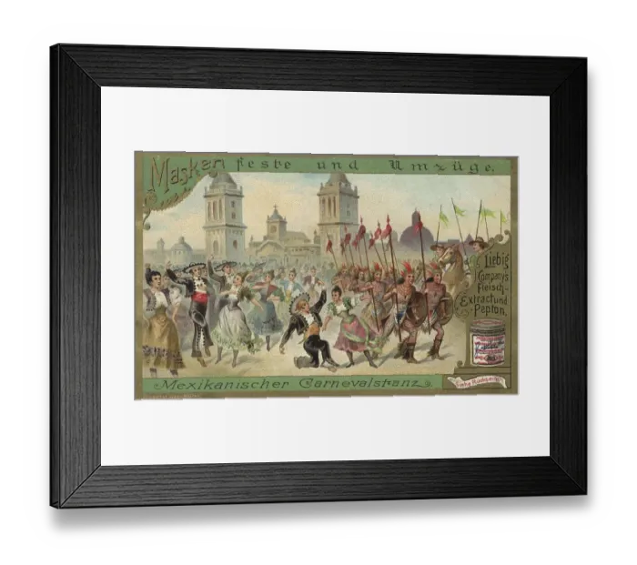 Framed Print : Picture series Masked festivals and parades Framed Print : Picture series Masked festivals and parades