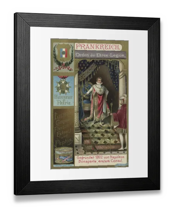 Framed Print : Picture series various orders, Order of the Legion of Honour from France