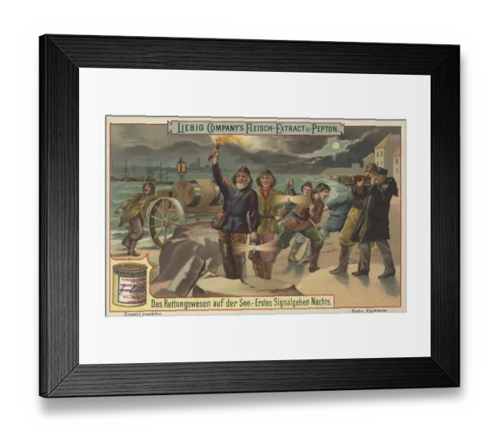 Framed Print : Picture series The rescue service at sea Framed Print : Picture series The rescue service at sea