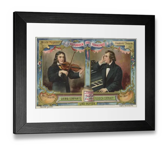 Framed Print : Picture series Virtuosen der Tonkunst
