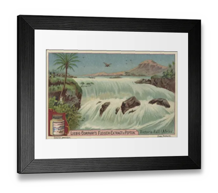 Framed Print : Picture series Waterfalls of the World
