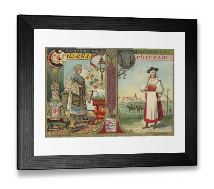 Framed Print : Picture series Noble woman from all over the world