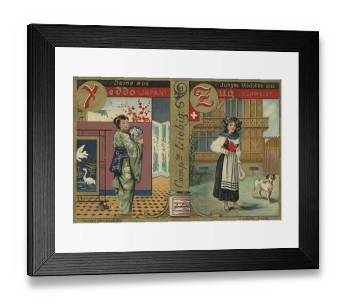 Framed Print : Picture series Distinguished woman from all over the world