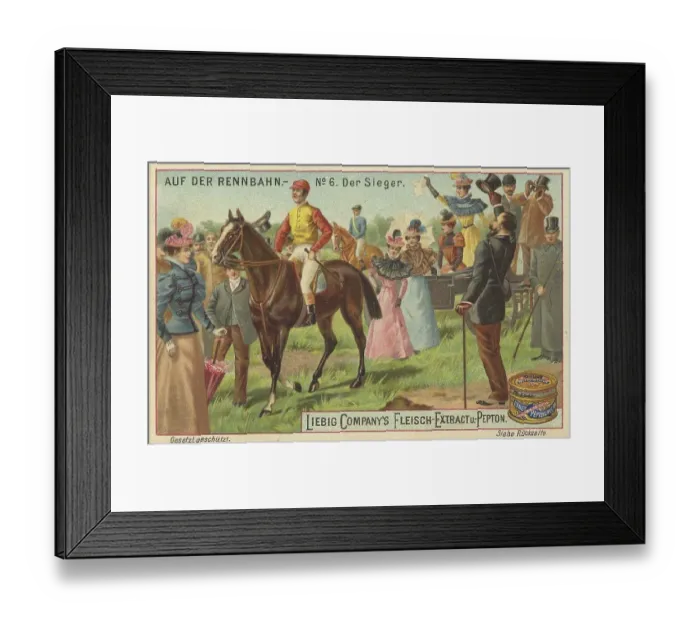Framed Print : Picture series At the racecourse Framed Print : Picture series At the racecourse