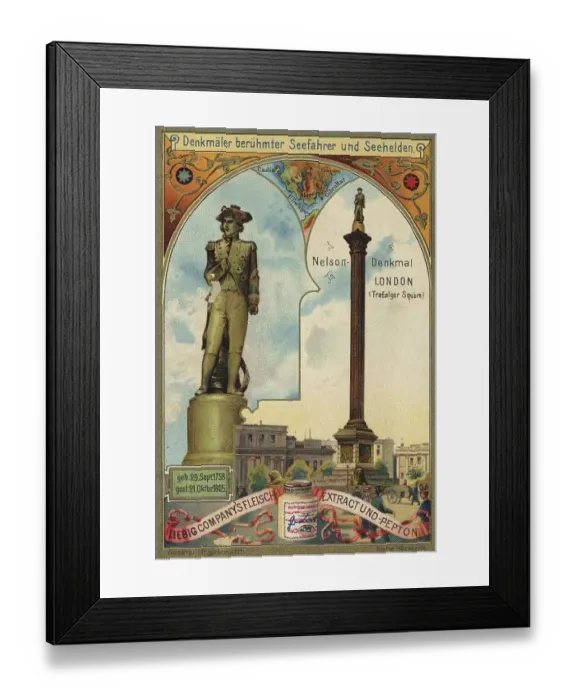 Framed Print : Series Monuments to famous seafarers and maritime heroes Framed Print : Series Monuments to famous seafarers and maritime heroes