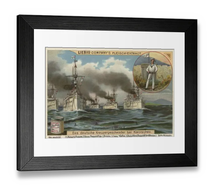 Framed Print : Picture series German overseas colonies Framed Print : Picture series German overseas colonies