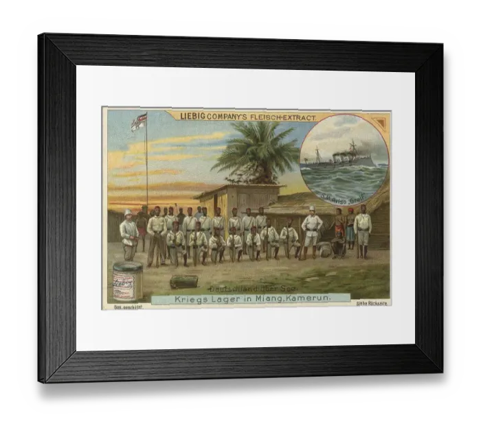 Framed Print : Picture series German overseas colonies Framed Print : Picture series German overseas colonies