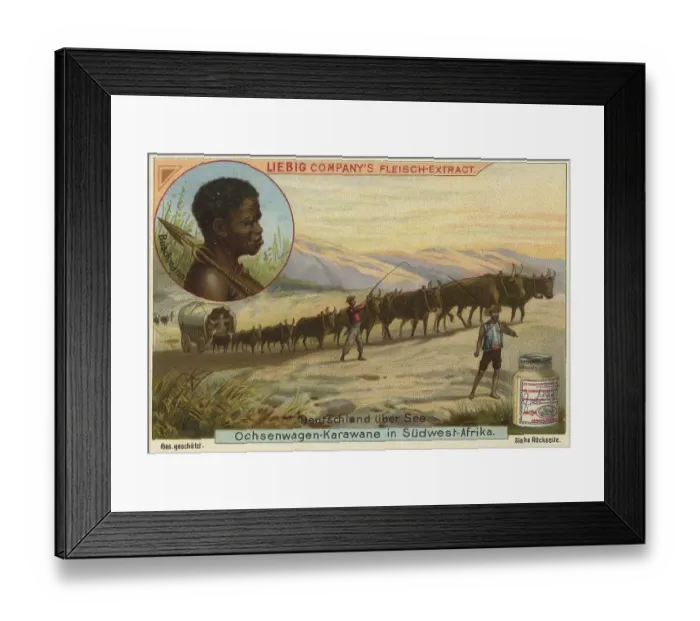 Framed Print : Picture series German overseas colonies Framed Print : Picture series German overseas colonies