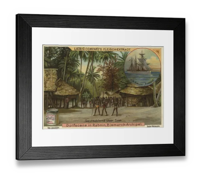 Framed Print : Picture series German overseas colonies Framed Print : Picture series German overseas colonies