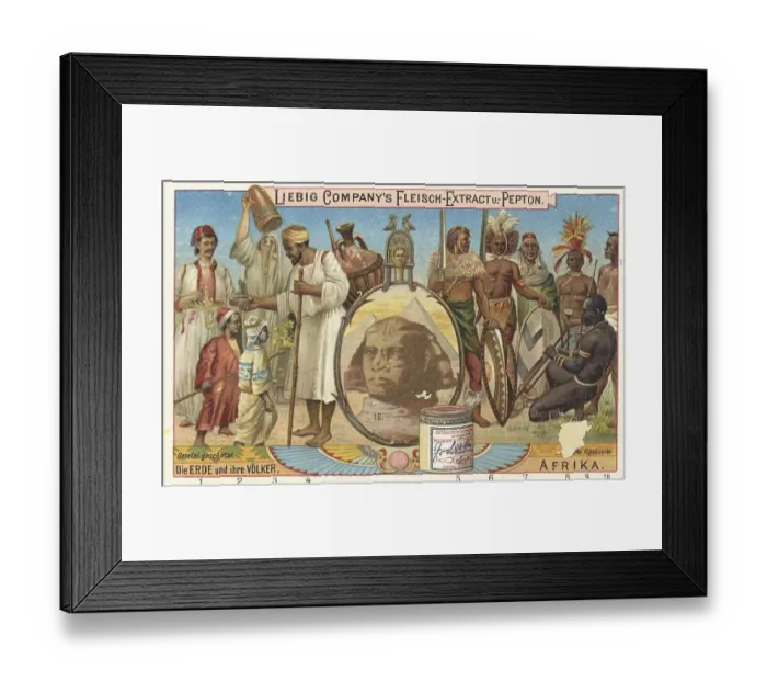Framed Print : Picture series The earth and its peoples