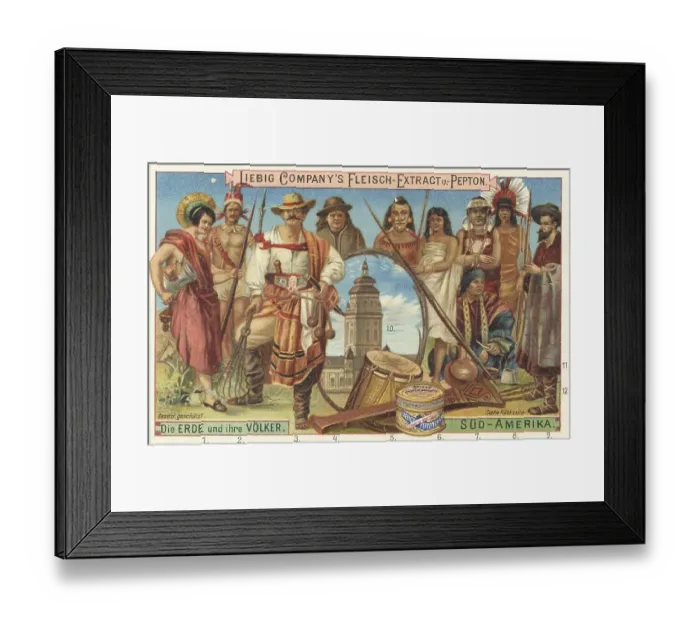 Framed Print : Picture series The Earth and its Peoples