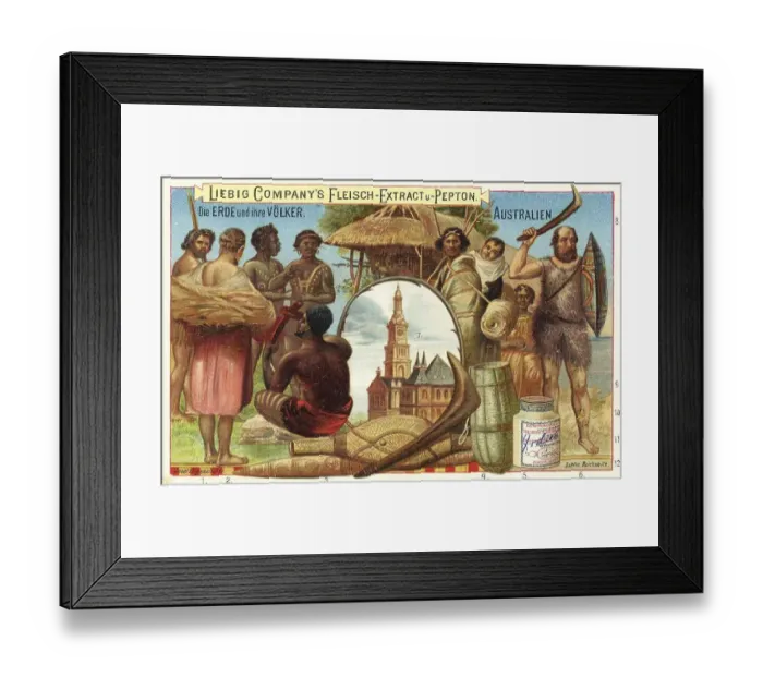Framed Print : Picture series The earth and its peoples