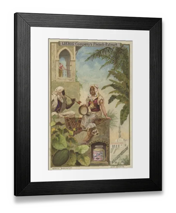 Framed Print : Series tropical fruits with local people