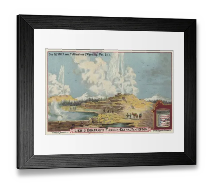 Framed Print : Picture series volcanic landscapes